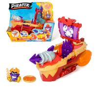 PIRATIX Broyeur des Mers - Bateau Pirate en Forme de Crabe. Contient 1 Bateau Pirate, 1 Piratix Exclusif, 1 trésor Exclusif, 1 Accessoire, 1 Canon et 1 Projectile
