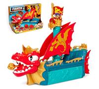 Magic Box Piratix S Dragon Ship Transformation Three Modes In One Air Sea And Land Figure Multicolore