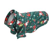 Piré Pet Vêtements Respirant G S Adorable Dessin animé Imprime des Vêtements de Noël Chien Chaud pour SM Petm Petm Clothesdogdog Pull Noël Confortable et Guerre (M)