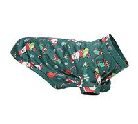 Piré Pet Vêtements Respirant G S Adorable Dessin animé Imprime des Vêtements de Noël Chien Chaud pour SM Petm Petm Clothesdogdog Pull Noël Confortable et Guerre (XS)