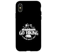 Pire scénario Go Hiking a Bear Kills You Coque pour iPhone X/XS
