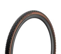 Pneu Pirelli Cinturato Gravel RCX Classic 700x35 Tubeless Ready noir marron