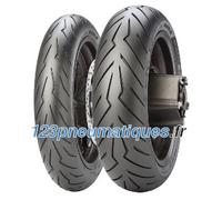 Pirelli - Pneu Moto DIABLO ROSSO SCOOTER - Scooter - 120/80R14 - 58S - TL,Diagonal,Avant-Arrière