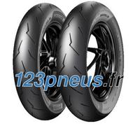 Pirelli - Pneu Moto DIABLO ROSSO SCOOTER - Scooter - 110/80R14 - 53P - TL,Avant,Diagonal