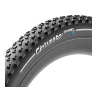 Pirelli Pneu Cinturato Gravel S 700 x 45 Prêt tubeless Techwall Speedgrip Noir intense