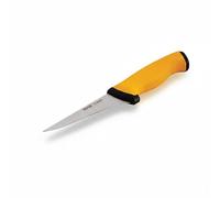 Pirge Duo Couteau à Désosser 16,5cm Jaune - Manche Ergonomique Bi-Matière - Acier Inoxydable Professionnel - Idéal Volaille & Boucherie