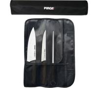 PİRGE Ecco Starter Set Set de couteaux professionnels avec sac 4 pièces - Set de couteaux de chef professionnel - Set de couteaux de cuisine professionnels en acier inoxydable - Set de couteaux tranch