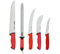 Pirge Set de couteaux de boucher pour Messer Shop - Set de couteaux de boucher 5 PIÈCES