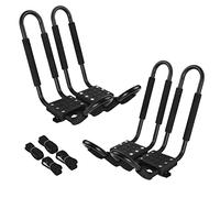 PIRIPARA Lot de 4 Porte-Bagages pour Kayak, 2 Paires de Supports pour canoë, SUV, Voitures, camions, Ski de Surf, Voiture de Voyage