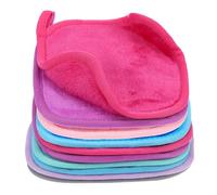 Piriuuo Lot de 7 chiffons démaquillants réutilisables, multicolores ultra doux, effaçables avec juste de l'eau pour tous les types de peau