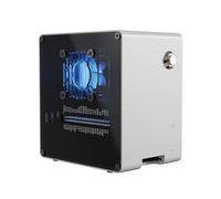 Pironman 5 Mini NVMe M.2 SSD PCIe Mini PC pour Raspberry Pi 5 2/4/8/16 Go Hailo-8L Accélérateur AI avec refroidisseur actif PWM + ventilateur RVB Arrêt sécurisé Effet RVB (RPI5 non inclus)