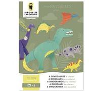 Pirouette Cacahouète - Kit créatif Dinosaures Jaune G
