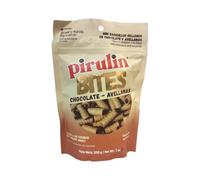 Pirulin Bytes 200 grammes Mini gaufrettes fourrées au chocolat et à la noisette Format sac, snacks sucrés