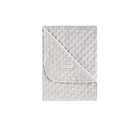 Pirulos 64005130 Couverture double face Motif pois Gris 80 x 110