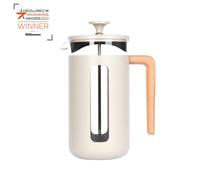 PISA Cafetière à piston 8 Tasses La Cafetière Kitchen Craft Blanc Crème SC