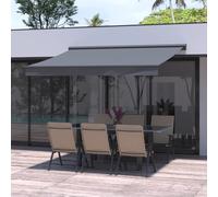 Pisa store banne 3 x 2 m gris