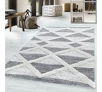 PISA - TIZAS - Tapis Berbère à Relief - Crème & Gris 200 x 290 cm