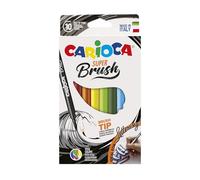 Carioca Feutres Pointe pinceau 10 couleurs