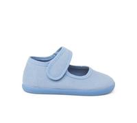 Pisamonas Babies Barefoot en Toile Fermeture Large Taille 23 Couleur Bleu Ciel