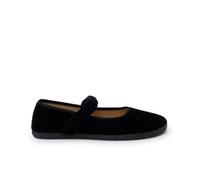 Pisamonas Babies Barefoot Velours Bride Froncée Taille 36 Couleur Noir