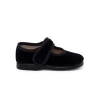 Pisamonas Babies en Velours avec Bouton À Scratch pour Petites Filles Taille 27 Couleur Noir