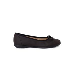 Pisamonas Ballerines Petit Nœud Flexibles Cuir Végan Taille 35 Couleur Noir