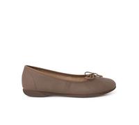Pisamonas Ballerines Petit Nœud Flexibles Cuir Végan Taille 36 Couleur Taupe