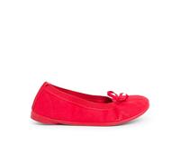 Pisamonas Ballerines pour Fille Et Femme avec Élastique Et Ruban Taille 23 Couleur Rouge