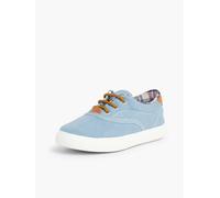 Pisamonas Baskets Textile Contrast avec Lacets Taille 31 Couleur Ciel Clair