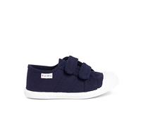 Pisamonas Baskets en Toile avec Scratchs pour Enfant Taille 24 Couleur Bleu Marine