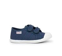 Pisamonas Baskets en Toile avec Scratchs pour Enfant Taille 33 Couleur Bleu Denim