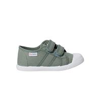 Pisamonas Baskets en Toile avec Scratchs pour Enfant Taille 33 Couleur Vert Fougère
