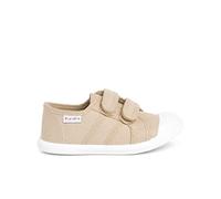 Pisamonas Baskets en Toile avec Scratchs pour Enfant Taille 34 Couleur Sable