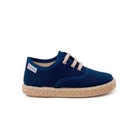 Pisamonas Baskets en Toile Lacets Semelle Espadrille