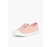 Pisamonas Tennis en Toile avec Bout Caoutchouc sans Lacets Taille 36 Couleur Rose Pâle