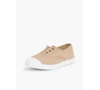 Pisamonas Tennis en Toile avec Bout Caoutchouc sans Lacets Taille 40 Couleur Sable