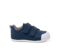 Pisamonas Baskets Souples en Cuir Double Fermeture À Scratch Taille 26 Couleur Bleu Navy