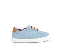 Pisamonas Baskets Textile Contrast avec Lacets Taille 30 Couleur Ciel Clair
