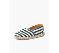 Pisamonas Espadrilles Rayures Style Camping Bande Élastique Taille 28 Couleur Vert