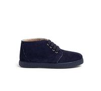 Pisamonas Bottes Fourrées pour Enfant À Lacets Taille 26 Couleur Bleu Marine