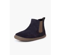Pisamonas Bottes Barefoot Cuir Suédé Style Chelsea Taille 31 Couleur Bleu Marine