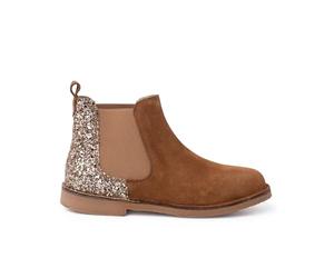 Pisamonas Bottines Chelsea Fille Et Femme Glitter Taille 38 Couleur Taupe