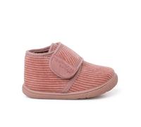 Pisamonas Chaussons Barefoot Velours Côtelé Fermeture À Scratch Taille 25 Couleur Rose