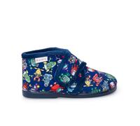 Pisamonas Chaussons pour Enfants avec Dessins Taille 28 Couleur Bleu Marine Robots