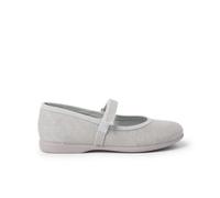 Pisamonas Chaussures Babies en Lin avec À Scratch Fin pour Filles Taille 38 Couleur Gris