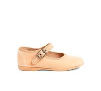Pisamonas Chaussures Babies Fille en Velours Fermeture À Boucle Taille 18 Couleur Camel