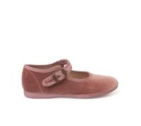Pisamonas Chaussures Babies Fille en Velours Fermeture À Boucle Taille 37 Couleur Rose Pâle