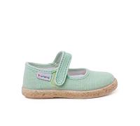 Pisamonas Chaussures Babies Lin Semelle Espadrille Fermeture Auto-Agrippante Taille 27 Couleur Vert d'eau