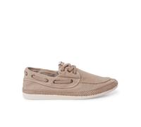 Pisamonas Chaussures Bateau Casual Tailles Hautes Toile Lavée Taille 40 Couleur Taupe