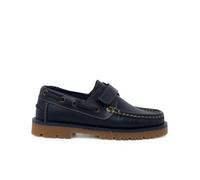 Pisamonas Chaussures Bateau pour Garçon avec Scratch Taille 41 Couleur Bleu Marine
